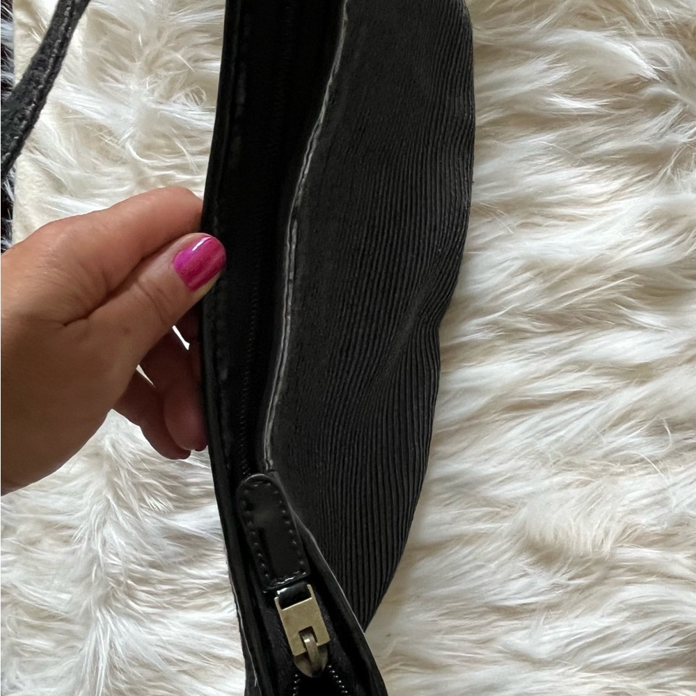 Talbots black straw women’s shoulder bag never used - Picture 5 of 7